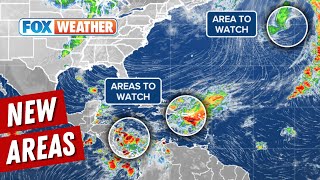 New Areas Being Tracked In Atlantic Ahead Of Hurricane Seasons Final Month [upl. by Nogam]