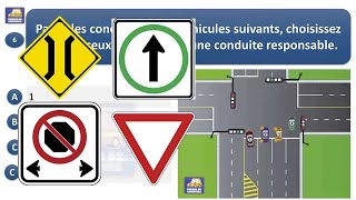 Examen théorique saaq Québec 2024  code de la Sécurité routière saaq canada test Quebec 4 [upl. by Soraya]