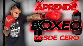 CÓMO EMPEZAR BOXEO en CASA 💥🥊 [upl. by Atniuqal]