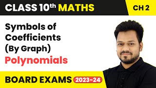 Symbols of Coefficients By Graph  Polynomials  Class 10 Maths Chapter 2  CBSE 202425 [upl. by Ddart]