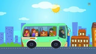 Wheels on the Bus Rhyme For Kids [upl. by Joann]