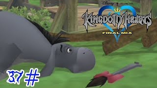 Kingdom hearts final mix 37  Eeyore cant find his tail [upl. by Eecrad623]