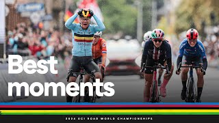 Best Moments  2024 UCI Road World Championships [upl. by Eisler952]