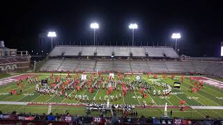 Crestview High School  The Big Red Machine  SEUS Marching Festival  Troy AL 1052024 [upl. by Tedd]