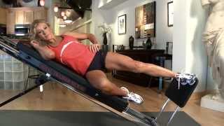 Single Leg Press on the Total Trainer Home Gym [upl. by Krug]