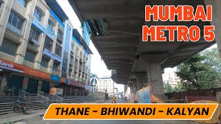 Infrastructure Boost Mumbai Metro 5 and Concreate Roads reshaping Thane  Bhiwandi Road  Part 2 [upl. by Kikelia]