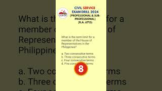 Comprehensive Civil Service Examination Reviewer 2024 shorts civilservicereview [upl. by Tharp]