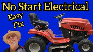 PowerMore No Start Engine on a Yard Machines Riding Mower Just Clicks Starter Issues Electrical [upl. by Atekan]