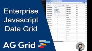 AG Grids JavaScript Data Grid Enterprise Edition Getting Started [upl. by Annet]