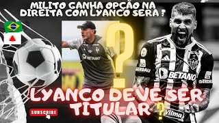 LYANCO TITULAR OU RESERVA   MILITO GANHA OPÇÃO  BRASILEIRÃO  FLAMENG ELIMINADO QUE MARAVILHA [upl. by Nnoj]