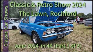 Classic amp Retro Show 2024  Classic Car Show Part 1 of 2 [upl. by Saoj]