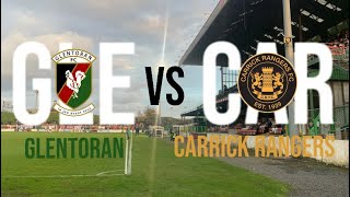 Glentoran vs Carrick rangers 23 ref is the overall winner [upl. by Anauqcaj]