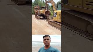 Proses transfer tenaga excavator alatberat reactionvideo [upl. by Heyer]