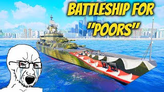 The quotCheapestquot Battleship Of The Game Is It Worth It  Modern Warships [upl. by Glassco843]