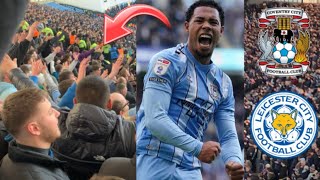 COVENTRY CITY CLAIM THE M69 LATE DRAMA AND LIMBS  31  Coventry City Vs Leicester Matchday Vlog [upl. by Etnaid]