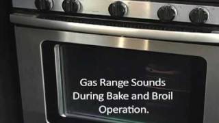 Gas Range  Sounds made during cooking [upl. by Alanna796]