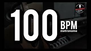 100 BPM  Metronome  quotClickquot Beat Style  15 minute Practice Track [upl. by Azilem970]