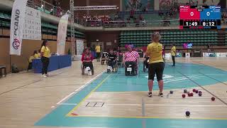 Póvoa de Varzim World Boccia Cup 14072024 Playoffs SLOVAKIA vs CROATIA BC4 [upl. by Eitsym28]