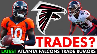 Atlanta Falcons Trade Rumors Jerry Jeudy BLOCKBUSTER TRADE  Falcons Shopping Jaylinn Hawkins [upl. by Ardnekal946]