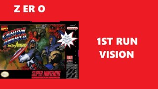 SNES CAPTAIN AMERICA AND THE AVENGERS 1ST RUN  VISION [upl. by Carter]