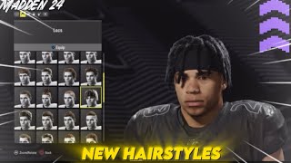 Madden’s New Hairstyle and Beard customizations  Madden 24 [upl. by Anwadal]