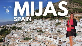 Beautiful MIJAS Costa del Sol 🌞🇪🇸  MALAGA SPAIN Day Trip [upl. by Layol]