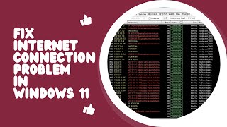 Fix Internet Connection Problem in Windows 11 [upl. by Graniela215]