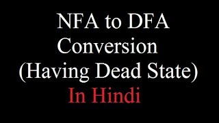 Examples of NFA to DFA Conversion in Hindi 2 TOC  Automata  By Harendra Sharma [upl. by Suivatram]