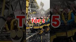 TOP 5 Rollercoasters at Alton Towers themepark altontowers [upl. by Nuhsyar505]