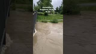 Hochwasser in Rosenheim 030624 1800 [upl. by Odranar126]