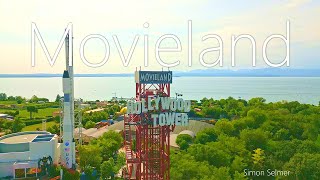 Movieland  The Hollywood Park  Lake Garda  Italy  Drone from above [upl. by Edwards285]