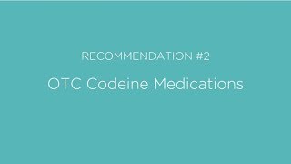 OTC Codeine Medications  Choosing Wisely Canada [upl. by Nadruoj]