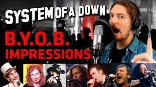 SYSTEM OF A DOWN  BYOB Cover  Vocal Impressions by Parasyche [upl. by Camroc]