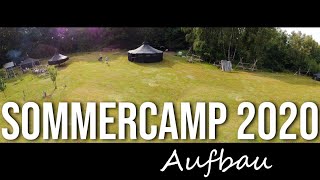 NeuePfade  Sommercamp 2020  Aufbau  Pfadfinder in Aktion [upl. by Gorlin]