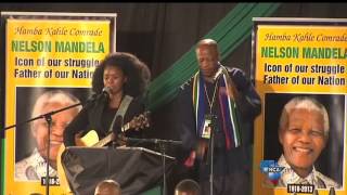 Zahara and Mbuli sing Madiba tribute song [upl. by Annis]