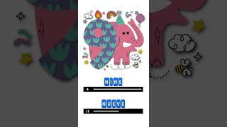 🕯️Números de cumpleaños  Birthday numbers Vocabulario inglés  español stickers en color Shorts [upl. by Lirrad]