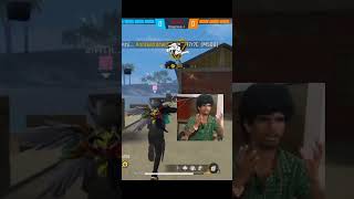 Free fire comedy video 📸 with different reaction 😅 freefire gamingshorts funny [upl. by Savell]