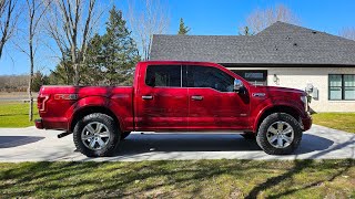 2016 F150 Platinum Leveled on 35s  Nitto Ridge Grapplers 2956520 [upl. by Kloster]