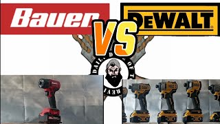 Bauer VS DeWalt Impact Drivers quot5AH Batteriesquot [upl. by Lyons527]