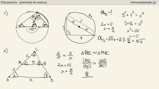 Planimetria  powtórka do matury podstawowej [upl. by Chyou]