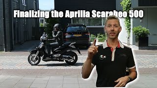 Finishing the Aprilia Scarabeo 500 plus testride [upl. by Laehcimaj645]