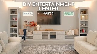 DIY Entertainment Center part 2  IKEA BESTA HACK [upl. by Jesus]