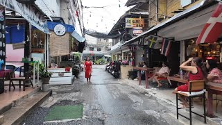 Exploring Hua Hin Binta Baht Nightlife Area 2024 [upl. by Xanthe]