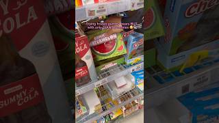 Trying GIANT frozen gummy bears food eating mukbang [upl. by Hnao]