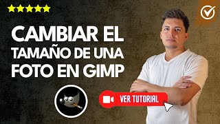 Cómo CAMBIAR el TAMAÑO de una foto en GIMP sin DEFORMARLA  🔴Escalar imágenes sin perder la calidad✅ [upl. by Pooh172]