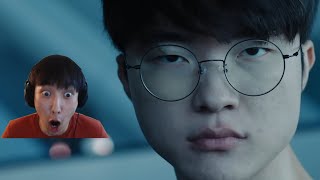 Doublelift Reacts to the BEST WORLDS TEASER VID ft Faker LNG vs T1 [upl. by Ogirdor]