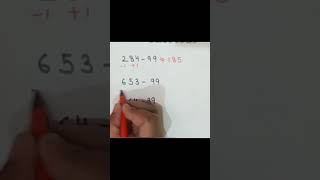 Subtraction short trick for kids by G N maths like share this mathstricks [upl. by Grew]