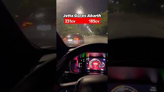 JETTA GLI vs PULSE ABARTH abarth [upl. by Aubin]