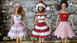 Vestido Ciganinha em Crochê para Barbie  Tutorial Completo [upl. by Amble]