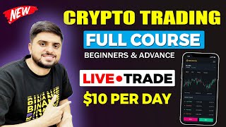 🔴 Crypto Trading Course For Beginners 2024  Crypto Se Paise Kaise Kamaye [upl. by Kristos]